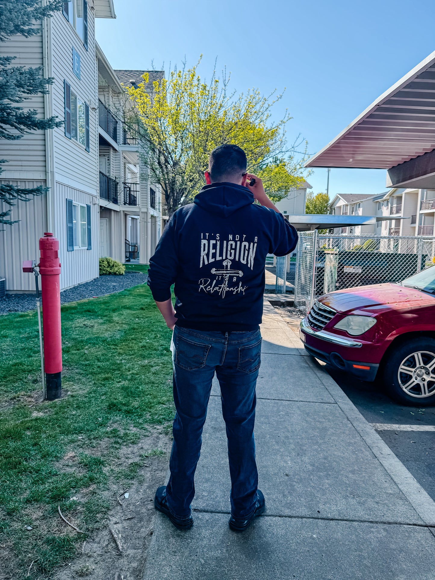 It’s Not a Religion, It’s a Relationship Christian Hoodie – Kingdom Living Sweatshirt