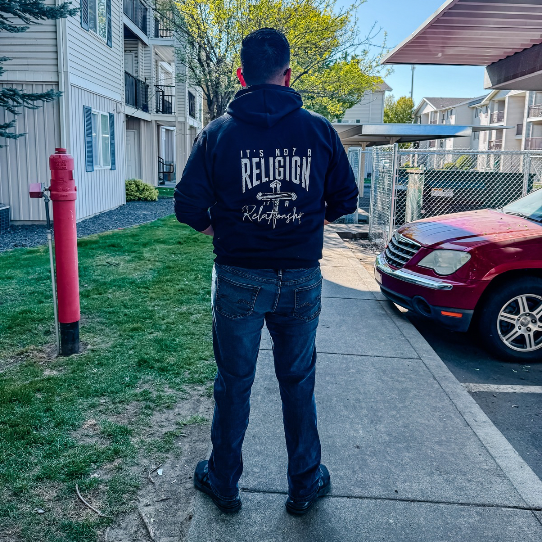It’s Not a Religion, It’s a Relationship Christian Hoodie – Kingdom Living Sweatshirt