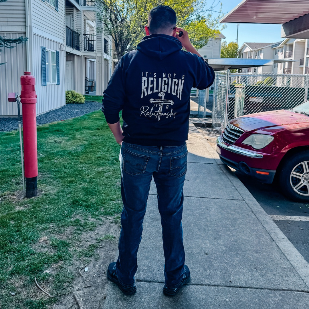 It’s Not a Religion, It’s a Relationship Christian Hoodie – Kingdom Living Sweatshirt